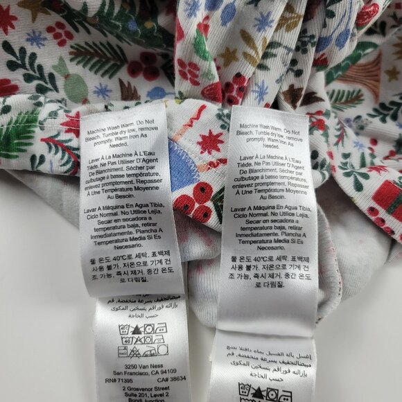 Pottery Barn Kids Rifle Paper Co. Nutcracker Pajamas Set Size 6 Organic Cotton - Picture 8 of 8